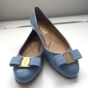 Salvatorre Ferragamo - Varina Patent Leather Flats Size 6